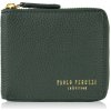 Paolo Peruzzi Malá kožená dámska peňaženka s RFID | tmavozelená KV-04-DGR Paolo Peruzzi Malá kožená dámska peňaženka s RFID | tmavozelená KV-04-DGR