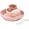 Beaba Jedálenská sada silikónová 4-dielna Cotton Candy Beaba Jedálenská sada silikónová 4-dielna Cotton Candy
