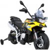RAMIZ ELEKTRICKÁ MOTORKA BMW F850 GS ŽLTÁ MOTOR 2x35W BATÉRIE 1x12V7h 2023 RAMIZ ELEKTRICKÁ MOTORKA BMW F850 GS ŽLTÁ MOTOR 2x35W BATÉRIE 1x12V7h 2023