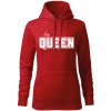 T-ričko His Queen dámska mikina Farba potlače: Čierna, Veľkosť: XS, Farba mikiny: Červená T-ričko His Queen dámska mikina Farba potlače: Čierna, Veľkosť: XS, Farba mikiny: Červená