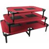 Vyvýšený pelech pre psa – červený 53 x 30 x 14 cm Vyvýšený pelech pre psa – červený 53 x 30 x 14 cm