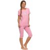 Dámské pyžamo Plant Lady růžové - XL Dámské pyžamo Plant Lady růžové - XL
