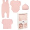 4-dielna dojčenská súpravička do pôrodnice New Baby I AM ružová 56 (0-3m) 4-dielna dojčenská súpravička do pôrodnice New Baby I AM ružová 56 (0-3m)