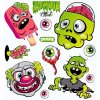 Ná iron-on nálepky zombie na Halloween – malý arch Ná iron-on nálepky zombie na Halloween – malý arch