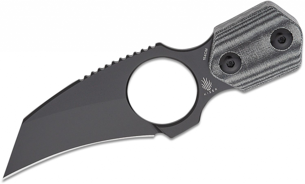 Kizer Dirk Pinkerton Variable Claw Neck Knife 154CM 1056C1