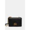 Kožená kabelka Karl Lagerfeld K/AUTOGRAPH A1W30174 čierna ONE SIZE Kožená kabelka Karl Lagerfeld K/AUTOGRAPH A1W30174 čierna ONE SIZE