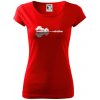 Gitara príroda - Dámske tričko Pure - S ( Červená ) Gitara príroda - Dámske tričko Pure - S ( Červená )