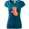 Zamilovaná kapybara - Dámske tričko Pure - XL ( Petrolejová ) Zamilovaná kapybara - Dámske tričko Pure - XL ( Petrolejová )