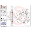 BREMBO Brzdový kotúč dierovane/vnutorne chladene Ø345mm 09.A301.11