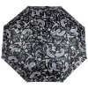 Dámský skládací vystřelovací deštník barevný - 5 černá Dámský skládací vystřelovací deštník barevný - 5 černá