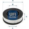 UFI Filter odvzdużnenia kľukovej skrine 27.689.00 UFI Filter odvzdużnenia kľukovej skrine 27.689.00