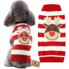 Svetrík pre stredne veľkého psa Vianočné oblečenie s RENIFEROM XXL Svetrík pre stredne veľkého psa Vianočné oblečenie s RENIFEROM XXL