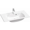 Ravak Classic II umývadlo 80x45 cm obdĺžnik umývadlo na nábytok biela XJX01180001 Ravak Classic II umývadlo 80x45 cm obdĺžnik umývadlo na nábytok biela XJX01180001