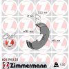 Brzdový bubon ZIMMERMANN 600.1963.20 (600196320)