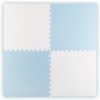 Ricokids Penové puzzle na zem modrá a biela 4ks
