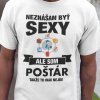 Tričko s potlačou SEXY POŠTÁR Dámsky Biela L Tričko s potlačou SEXY POŠTÁR Dámsky Biela L