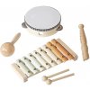 Hudobná sada pre deti 4 v 1 z dreva Hudobná sada pre deti 4 v 1 z dreva
