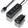 AXAGON HUE-S2BP, 4x USB3.0 CHARGING hub 1.2m kabel, vč. AC adapteru AXAGON HUE-S2BP, 4x USB3.0 CHARGING hub 1.2m kabel, vč. AC adapteru