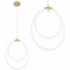 Toolight Toolight, LED závesné svietidlo G021-CP, biela-zlatá, OSW-06372 Toolight Toolight, LED závesné svietidlo G021-CP, biela-zlatá, OSW-06372