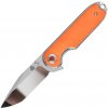 ! QSP Knife Nebula 14C28N, mirror polish, Orange Bone, Linerlock QS168-D ! QSP Knife Nebula 14C28N, mirror polish, Orange Bone, Linerlock QS168-D