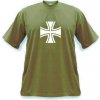 Tričko MALTÉZSKY KRÍŽ - olivovozelené Tričko MALTÉZSKY KRÍŽ - olivovozelené