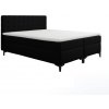 EDGAR ČALÚNENÁ MANŽELSKÁ POSTEĽ 140X200 ČIERNA LÁTKA EDGAR ČALÚNENÁ MANŽELSKÁ POSTEĽ 140X200 ČIERNA LÁTKA