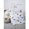Bavlnené obliečky Renforcé do postieľky – Dinosaury - 100 × 135 cm - 40 x 60 cm Bavlnené obliečky Renforcé do postieľky – Dinosaury - 100 × 135 cm - 40 x 60 cm