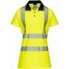 Portwest LW72 Dámska reflexná polokošeľa žltá/čierna L Portwest LW72 Dámska reflexná polokošeľa žltá/čierna L