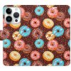 Flipové puzdro iSaprio - Donuts Pattern - iPhone 15 Pro Flipové puzdro iSaprio - Donuts Pattern - iPhone 15 Pro
