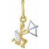 Silvego Zlatý prívesok znamenie zverokruhu Strelec z bieleho a žltého 14kt zlata FNN2071GYW12 Silvego Zlatý prívesok znamenie zverokruhu Strelec z bieleho a žltého 14kt zlata FNN2071GYW12