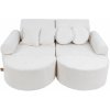 MeowBaby® variabilná pohovka Max, Boucle White MeowBaby® variabilná pohovka Max, Boucle White
