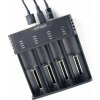 GEMBIRD Ni-MH + Li-ion Fast Battery Charger, black GEMBIRD Ni-MH + Li-ion Fast Battery Charger, black