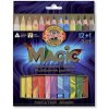 Viacfarebná ceruzka, sada, trojhranná, KOH I NOOR Magic 3408, 121 rôznych farieb Viacfarebná ceruzka, sada, trojhranná, KOH I NOOR Magic 3408, 121 rôznych farieb