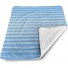 Sablio Detská deka pre bábätko Světle modré pruhy - 80x100 cm Sablio Detská deka pre bábätko Světle modré pruhy - 80x100 cm