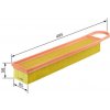 BOSCH Vzduchový filter BOSCH F 026 400 050 BOSCH Vzduchový filter BOSCH F 026 400 050