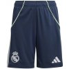 Adidas Real Madrid kraťasy detské (2025-2026) vonkajšie Adidas Real Madrid kraťasy detské (2025-2026) vonkajšie