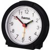 Hama Classic budík, tichý chod, čierny/biely Hama Classic budík, tichý chod, čierny/biely