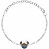 Disney Pôvabný strieborný náramok Minnie Mouse BS00026RML-S Disney Pôvabný strieborný náramok Minnie Mouse BS00026RML-S