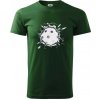 Florbal lopta v triku - Klasické pánske tričko vyššej gramáže - M ( Fľaškovozelená ) Florbal lopta v triku - Klasické pánske tričko vyššej gramáže - M ( Fľaškovozelená )