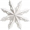 Chic Antique Biela antik kovová nástenná dekorácia snehová vločka Snowflake - 63*6 cm - Chic Antique Chic Antique Biela antik kovová nástenná dekorácia snehová vločka Snowflake - 63*6 cm - Chic Antique
