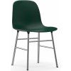 Normann Copenhagen Stolička Form Chair – zelená/chrómová Normann Copenhagen Stolička Form Chair – zelená/chrómová