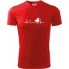 Piano ekg - krídlo - Pánske tričko Fantasy športové - 3XL ( Červená ) Piano ekg - krídlo - Pánske tričko Fantasy športové - 3XL ( Červená )