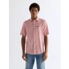 Wrangler pánska košel'a krátký rukáv 1 kapsa 112378045 dusty rose
