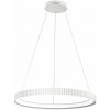 Luce Ambiente Design LED závesné svietidlo Niike, biele, Ø 70 cm, kov, CCT - LED-NIKE-S70-BCO Luce Ambiente Design LED závesné svietidlo Niike, biele, Ø 70 cm, kov, CCT - LED-NIKE-S70-BCO