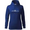 Mýval EKG - Mikina dámská Cape s kapucí - XL ( Kráľovská modrá ) Mýval EKG - Mikina dámská Cape s kapucí - XL ( Kráľovská modrá )
