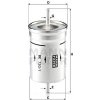 Palivový filter MANN+HUMMEL GmbH WK 730/1 Palivový filter MANN+HUMMEL GmbH WK 730/1