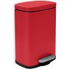 Spirella pedálový odpadkový koš Akira, matný červený, ocel, 5 l (10,2082) Spirella pedálový odpadkový koš Akira, matný červený, ocel, 5 l (10,2082)