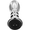 ToyJoy Buttocks The Slider Vibrating Metal Buttplug Large Silver