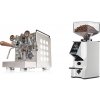Rocket Espresso Appartamento, white, walnut + Eureka Mignon Specialita Smart, CR white Rocket Espresso Appartamento, white, walnut + Eureka Mignon Specialita Smart, CR white