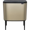 Brabantia odpad.kos Bo Touch Bin vo farbe sampanského 3 x 11 L Brabantia odpad.kos Bo Touch Bin vo farbe sampanského 3 x 11 L